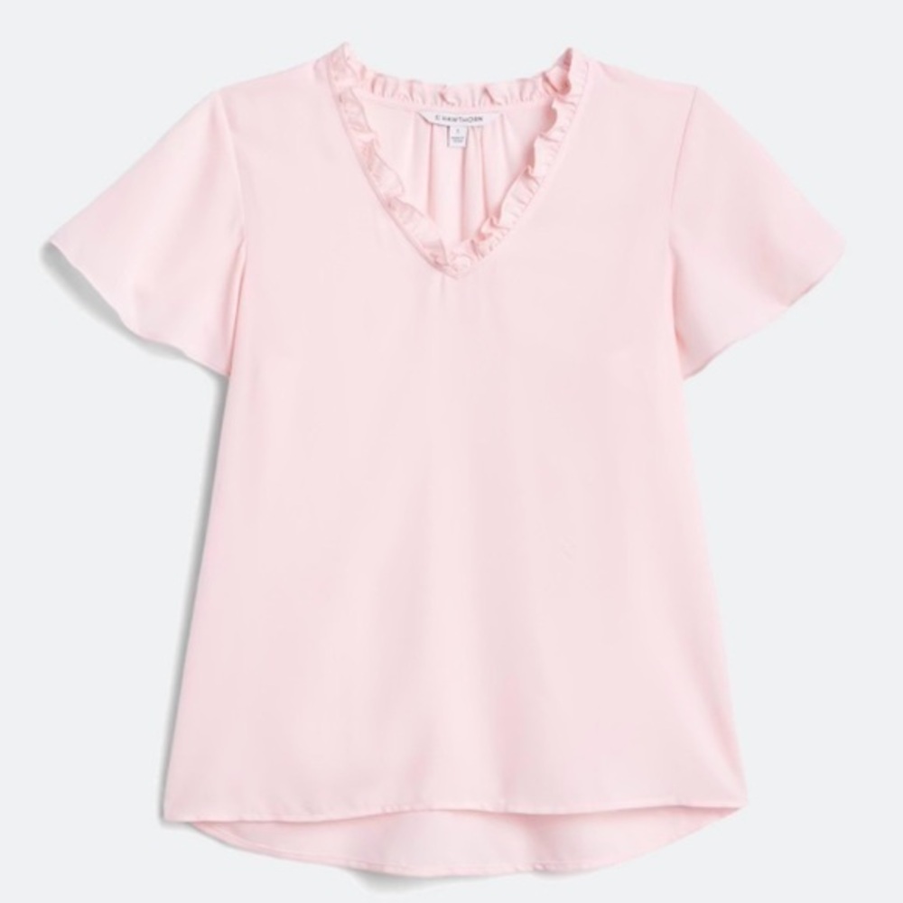 41 Hawthorne Darcy Ruffle Sleeve Blouse | M